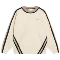 李宁毛衣男CF溯×YU PRIZE新款春秋休闲针织加厚运动服AMBS203