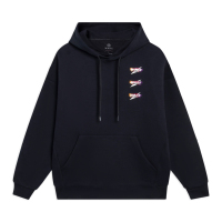 李宁卫衣男女同款韦德系列套头衫长袖连帽宽松春季情侣针织运动服