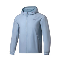 李宁2023新款风衣男士健身开衫外套连帽男装夏季上衣梭织运动服