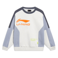 李宁2023童卫衣男小大童运动生活系列套头长袖圆领上衣春季运动服