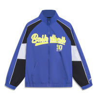 李宁童装风衣男小大童篮球系列开衫长袖外套立领防风服春季运动服