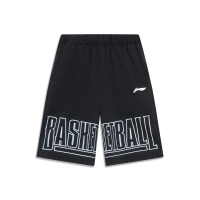 李宁童装针织运动短裤男大童2023新款篮球系列夏季宽松裤子运动裤