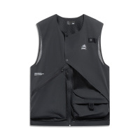 李宁CF溯马甲男女同款2023新款开衫无袖圆领夏季情侣上衣运动裤