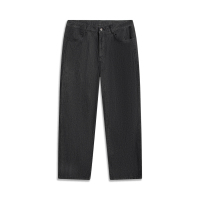 华晨宇同款李宁CF溯溯元玩家牛仔裤男士2023新款长裤春直筒运动裤