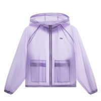 李宁防晒衣女士2023新款运动潮流系列开衫防晒连帽宽松夏季运动服