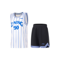 李宁童装篮球比赛套装男小大童2023新款篮球系列针织运动套装