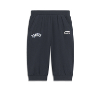 李宁童装七分卫裤男小童2023新款运动潮流系列夏季休闲运动裤