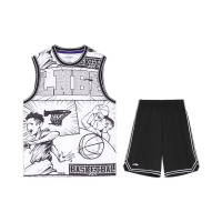 李宁童装篮球比赛服套装男小大童春秋款篮球系列篮球裤运动套装