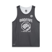 李宁反伍BADFIVE MISTER CARTOON合作款男士2023新款篮球比赛服AAYT045