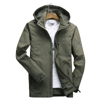 新悦都(XINYUEDOU) 加绒保暖冲锋衣男加厚大码棉衣外套夹克棉袄棉服上衣冬天季青年潮男689-A加绒