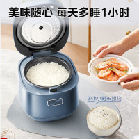 美的(Midea)电饭煲2L迷你饭煲匠银聚能釜9大菜单功能煮饭锅24小时预约MB-AFB2024R