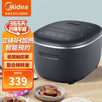 美的Midea智能电饭煲IH加热4L家用智能预约煮饭锅MB-FB40X5-339C