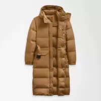 北面(The North Face) Sierra系列 600填充羽绒 轻量保暖 束带暗扣长款 女士羽绒服