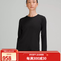 lululemon 露露乐檬 High Neck Run and Train 女士运动长袖T 恤