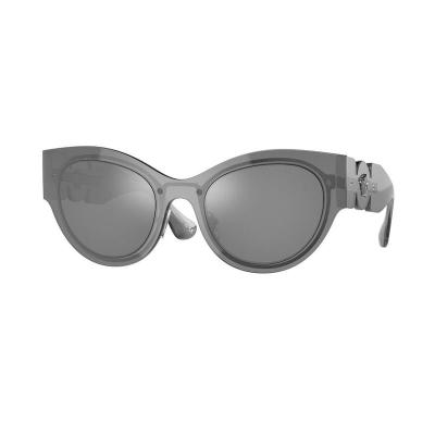 范思哲Versace女士墨镜时尚遮阳 灰色镜片 美杜莎标识女士太阳镜VE2234