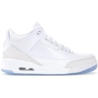 [限量]耐克AJ 男士运动鞋Jordan 3系列商休闲 轻质舒适 简约百搭 男士篮球鞋136064-111