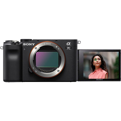 索尼SONY数码相机 Alpha 7C系列 轻便小巧 实时眼部对焦 全画幅无反相机 黑色(仅机身)