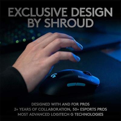 罗技(Logitech)G PRO 无线游戏鼠标 Shroud Edition 游戏玩家 专业鼠标