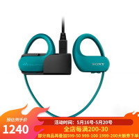 索尼(SONY) NWWS413LM运动可穿戴式MP3播放器 耳机4GB内存 防水游泳 环境噪音功能