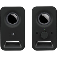 罗技(Logitech) Z150 多媒体扬声器 音响 电脑笔记本音箱 3.5mm接口 黑色