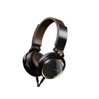 索尼(SONY) MDRXB600IP头戴式耳机 立体声低音 双边导线可折叠适用于苹果线控内置麦克风 黑/金色