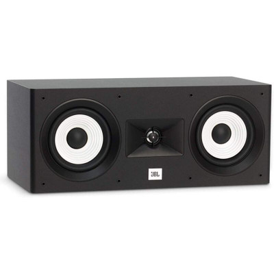 JBL Stage 125 A125C 2路扬声器 音响音箱立体声 双低音高音中置扬声器 黑色木材的
