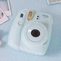 富士FUJIFILM拍立得Instax Mini 9系列 一次成像 即拍即得 生日礼物 冰霜蓝