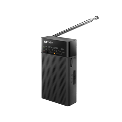 索尼SONY收音机 ICF-P27 便携式收音机,带扬声器和 AM/FM 调谐器