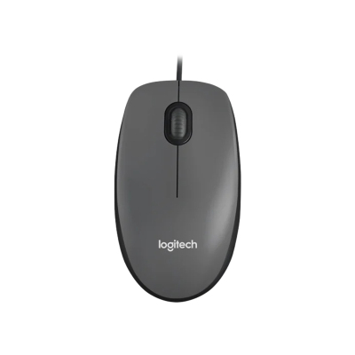 罗技Logitech M100 有线鼠标 大手鼠标 商务办公鼠标 家用对称鼠标