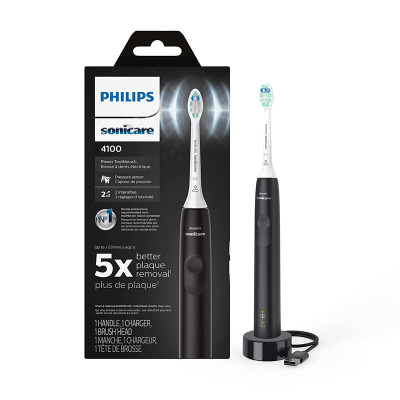 飞利浦Philips电动牙刷Sonicare 4100系列带压力传感器 刷牙计时器 声波震动牙刷