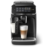飞利浦Philips家用咖啡机3200系列系列全自动浓缩咖啡机 拿铁咖啡+冰咖啡 黑色 EP3241/74
