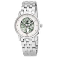美度(Mido) 女士 Baroncelli 不锈钢银色和绿色表盘时尚百搭防水机械手表