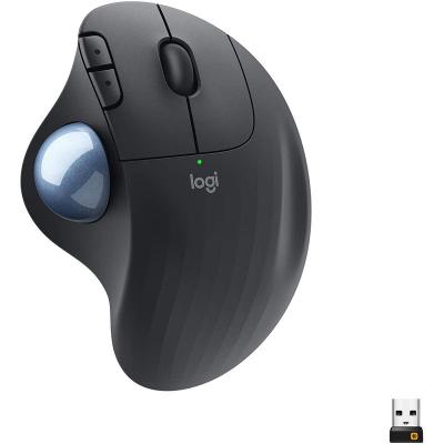 罗技Logitech Ergo M575 无线轨迹球(黑色)人体工学 轻便 少手和手臂的疲劳 2000 dpi