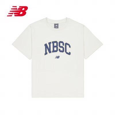 新百伦(New Balance)上衣24新款夏季女款潮流运动休闲舒适透气短袖T恤 AWT42313CIC