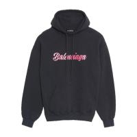 巴黎世家BALENCIAGA 官方正品 海莉同款 logo连帽卫衣 舒适透气保暖 休闲百搭