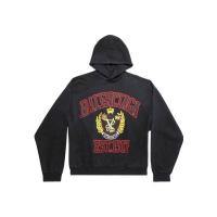 BALENCIAGA巴黎世家 DIY COLLEGE HOODIE连帽卫衣 印花 男款 黑色