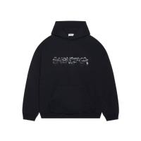 巴黎世家BALENCIAGA 男士 SLIME 宽松连帽卫衣 加厚抓绒廓形连帽卫衣 Slime 艺术画