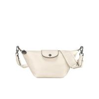 珑骧(Longchamp )LE PLIAGE XTRA XS 米色单肩斜挎包 女款 24流行