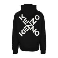 高田贤三 KENZO logo印花连帽卫衣 经典百搭男士进口服饰上衣 FA65SW5304MS.-99