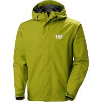 海丽汉森 Helly Hansen 男式 24新款绿色长袖时尚潮流户外冲锋衣防风防水耐磨休闲衣 B0B2H4ZKJJ