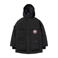 Canada Goose 加拿大鹅 男士徽标兜帽派克大衣冬季防风保暖休闲连帽羽绒服