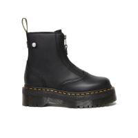 DR MARTENS 马丁 女式舒适经典简约24潮流时尚休闲耐磨防滑黑色厚底短筒靴 全球购