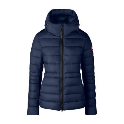 Canada Goose 加拿大鹅 时尚休闲简约绗缝羽绒服女蓝色御寒时尚保暖服 2242W-63