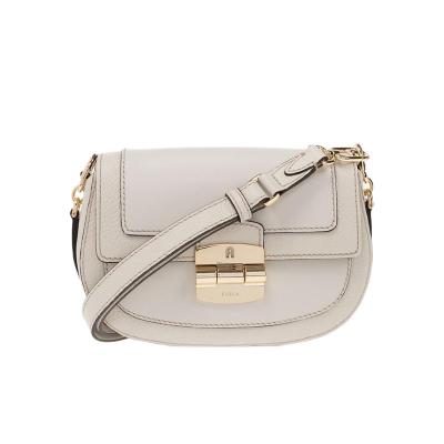 FURLA 芙拉 女款单肩包 优雅徽标磁扣休闲手提包 WB00920BX0053MARSHMALLOW-#