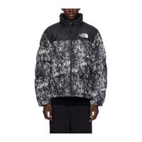 北面(The North Face)外套 24冬季新款轻便透气防风保暖时尚迷彩微标立领男士羽绒服NF0A3C8D-TNF