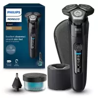 飞利浦 Philips Norelco剃须刀系列9400湿干电动剃须刀,SenseIQ技术,智能剃须,舒适剃须体验