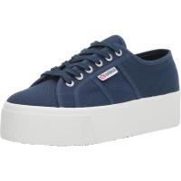 Superga 休伯家 女士运动板鞋2790 Acotw系列经典款蓝色吸汗防滑户外女鞋