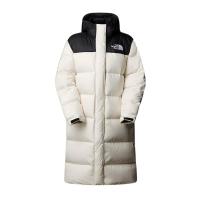 北面(The North Face)冬季新款女士派克羽绒服 Nuptse 时尚拼色防风保暖户外长款外套