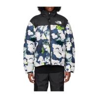 北面(The North Face)男保暖羽绒服 24新款潮流印花时尚百搭男士羽绒服外套夹克