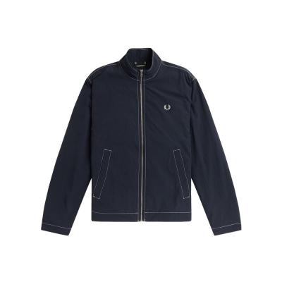 Fred Perry 弗莱德 派瑞 24新款男士简约时尚外套 拉链长袖休闲夹克 J7820-608